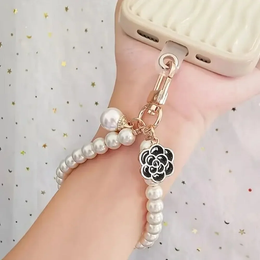 Imitation Pearl Bracelet Mobile Phone Lanyard